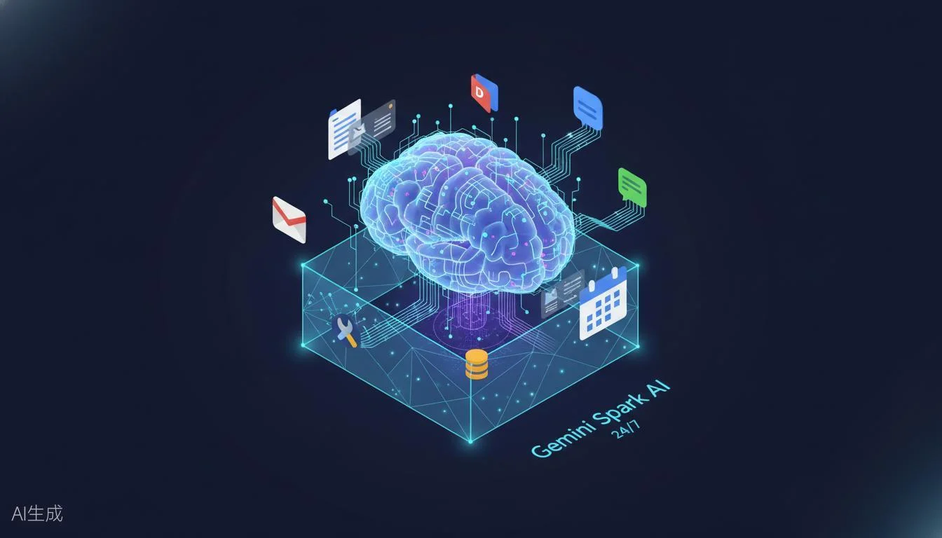 Gemini Spark AI agent concept image